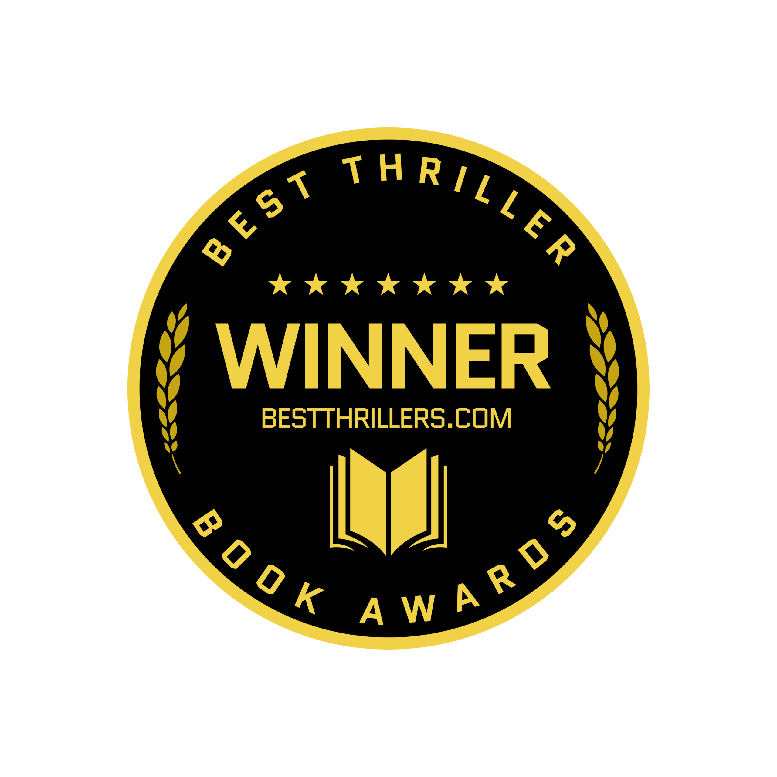Winner Best Thrillers 2025 seal